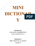 Mini Dictionary 1