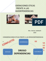 Consideraciones Eticas Frente A Las Drogodependencias