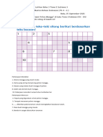 Latihan Kelas 3 Tema 2 Subtema 3 Muatan Bahasa Indonesia (PB 4 - 6)