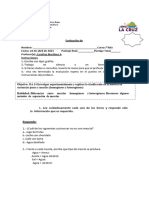 Evaluación Ciencias Mezclas y Sustancias 7°