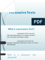 Report in English 9 Persuasive Text
