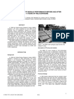Comparison of PV Module Performance Before and After