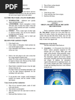 Lesson 1 & 2 - Uniqueness of Earth & Subsystems