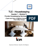 TLE10 - Q1 - M3 - Adora, Q. - Tabuk CNHS - Provide Housekeeping Services To Guest