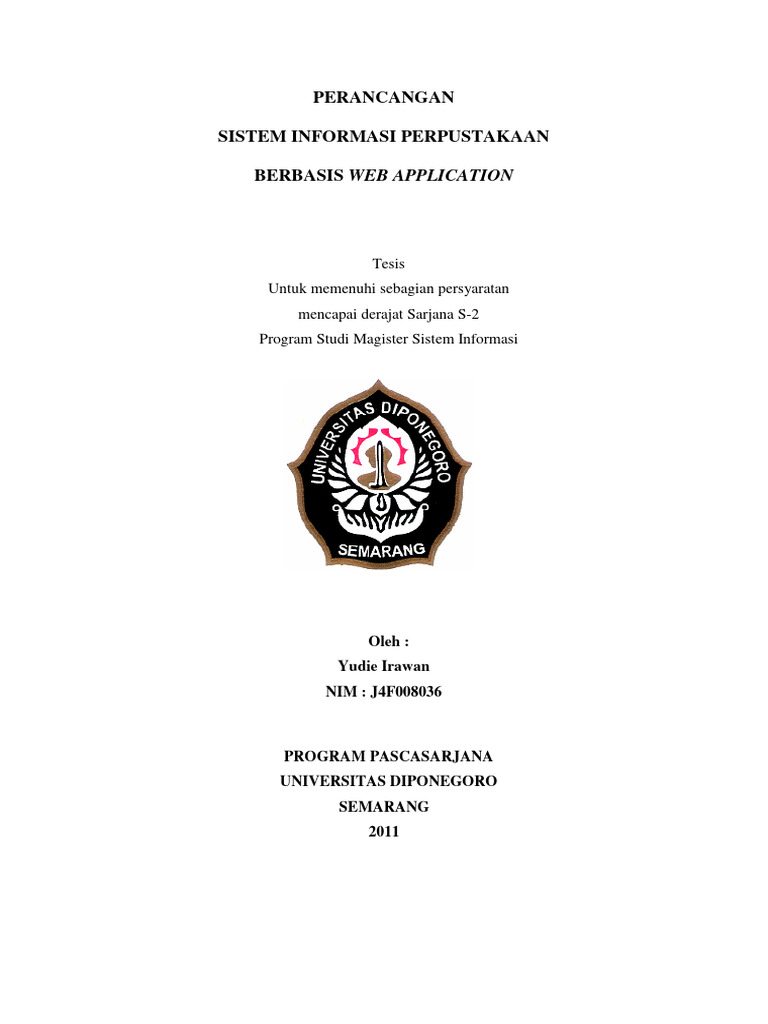 Integrasi Sistem Perpustakaan Web | PDF