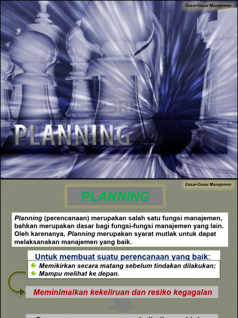 B 1 Planning | PDF