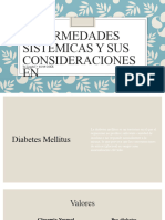 Enfermedades Sistémicas y Sus Consideraciones en Exodoncia. FinalK