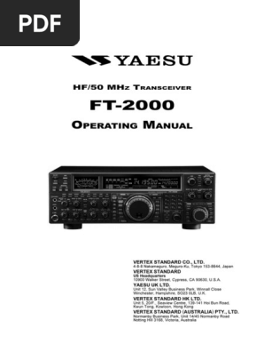 【取扱説明書のみ】YAESU FT-227 OPERATING MANUAL 6dba18b37d62dcba87d2a0331829ed