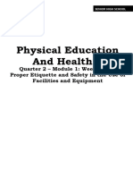 Physical Education and Health 1