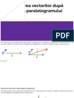 Adunarea Vectorilor După Regula Paralelogramului