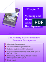 Chapter 2 Meaning Measurement of Economic Development
