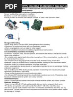Ekodeck Designer Series Installation Guide V6.23 | PDF | Screw | Lumber