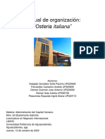 Manual de Organización Osteria