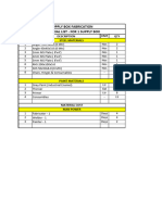 Matrial List - Supply Box