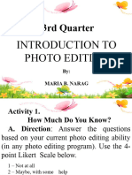 Introduction To Photo Editing