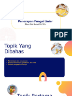 Penerapan Fungsi Linier