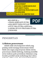 Menelaah Konsep Fatofisiologi Farmakologi Dan Terapi Diet Pada Gangguan Sistem Pencernaan Hepatitis, Sirosis Hepatitis, Ileus Obstruksi