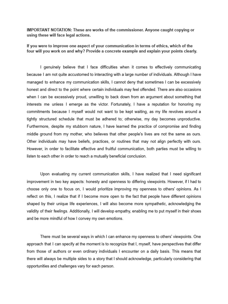 communication essay pdf