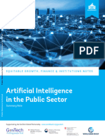 Artificial Intelligence in The Public Sector Summary Note