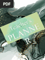 Teacher's Planner Design 2