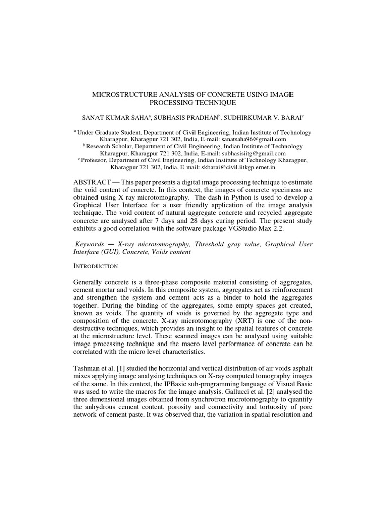 Keynote speaker prof s k barai microstructure analysis of