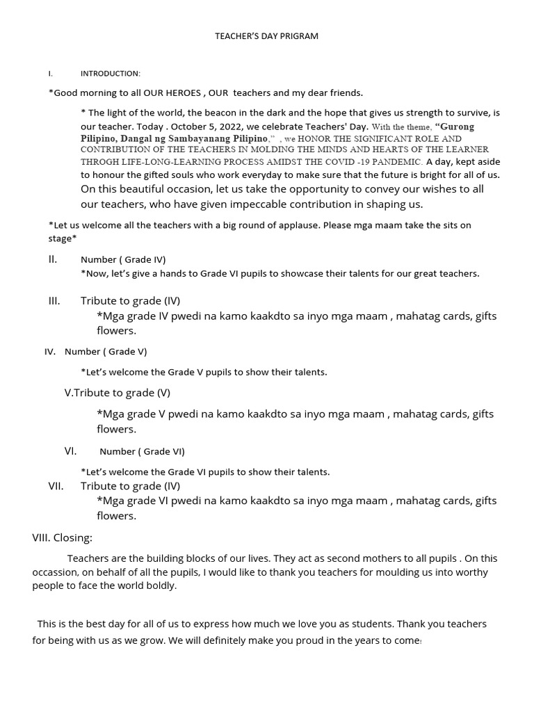 TEACHER | PDF