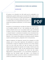 Integracion Sensorial en El Nino Con Autismo