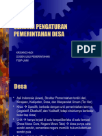 3. Sejarah Pengaturan Pemerintahan Desa