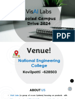 VisAI Labs Campus Drive 2024 - NEC.