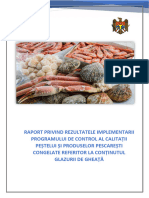Raport Cu Privire La Prelevarea Probelor de Pește Final DG