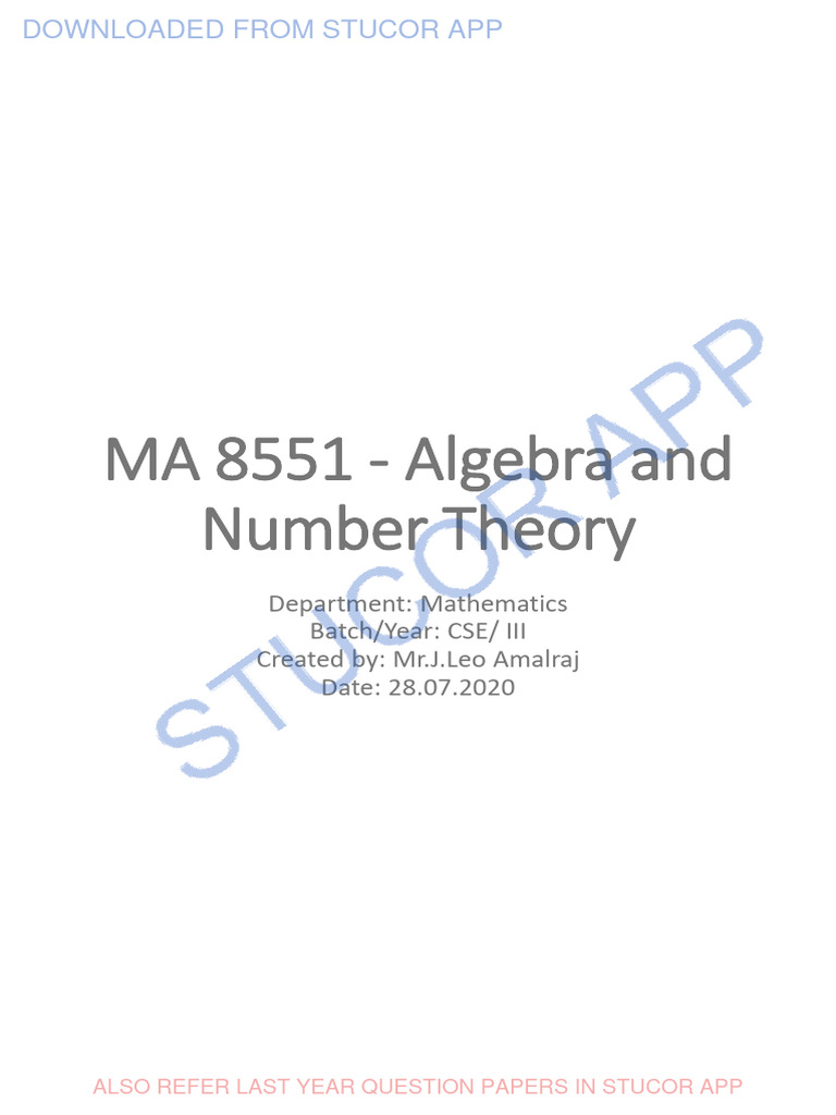 Leetcode Number Theory