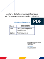 Jurys - CESS Technique de Qualification - 2020-2021-2 - Animateur Options Sans Educ Physique Et Met (Ressource 16236)