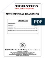 Mathematical Reasoning - (Final)