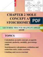 Mole and Stoichiometry PI