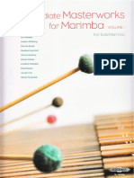 Intermediate Masterworks For Marimba 1 - Nancy Zeltsman