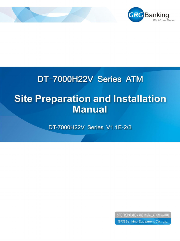 GRG H22V ATM Installation Guide | PDF | Mains Electricity | Computer ...