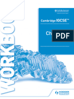 Cambridge IGCSE (TM) Chemistry Workbook 3rd Edition (Bryan Earl, Doug Wilford)