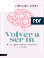 Volver A Ser Tú Claves para Entender y Superar La Ansiedad Joaquín