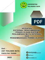 Cover Laporan Kegiatan External Benchmarking