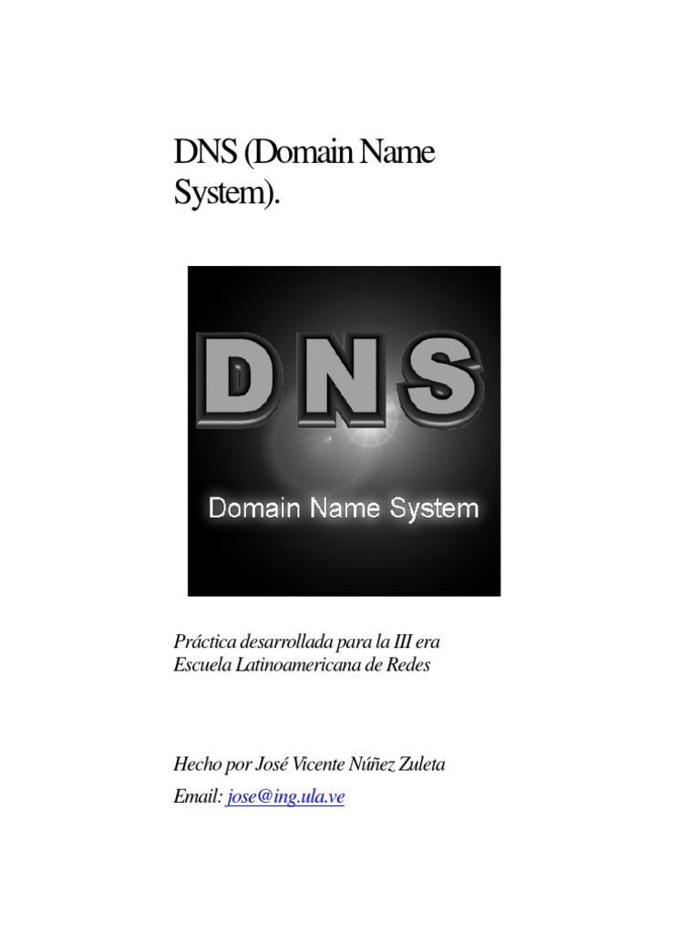 DNS | PDF | Nombre de dominio | Dirección IP