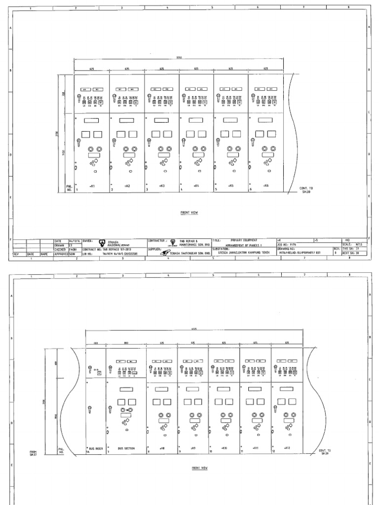 11kV SG Panel Overview (Tioman) - Tender Attachment | PDF
