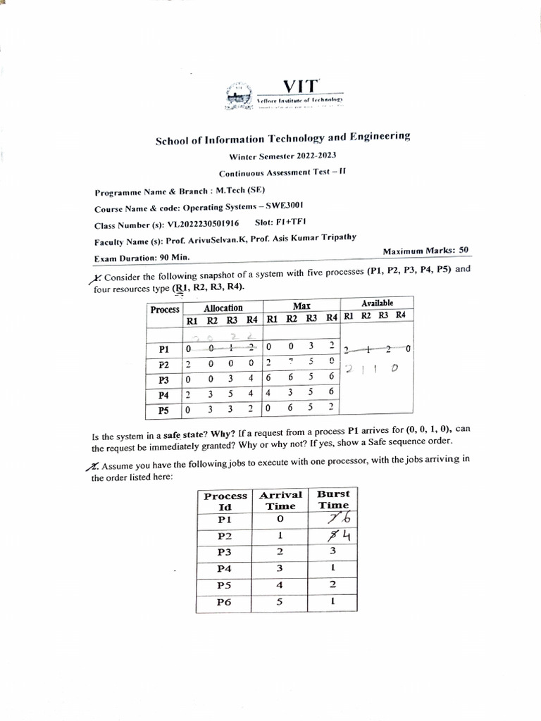 Operating System Pdf Computers Technology Engineering