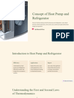 Concept of Heat Pump and Refrigerator