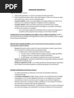 APRENDER GRAMÃ - TICA Resumen