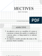 Adjectives & Adverb