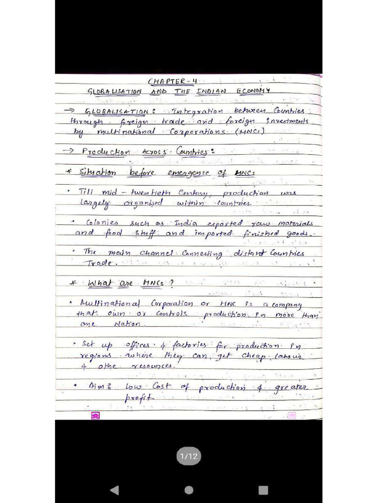 Globalization Of Indian Economy Pdf