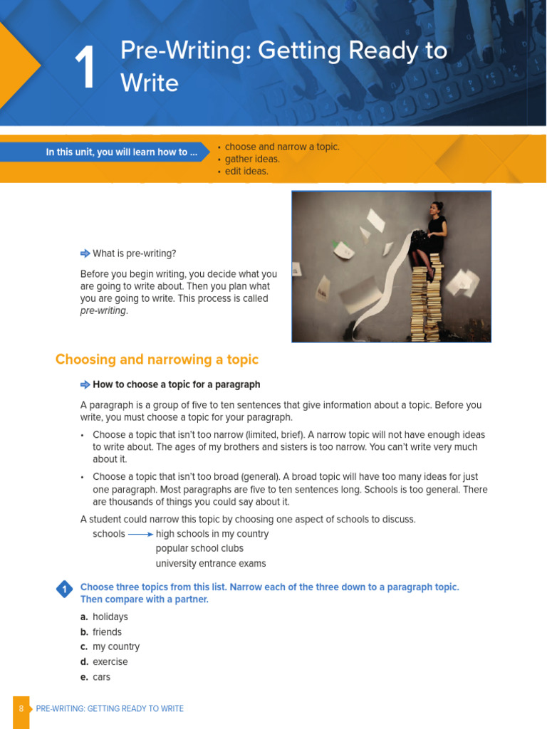 Pre-Writing Techniques for Effective Writing | PDF | Brainstorming ...