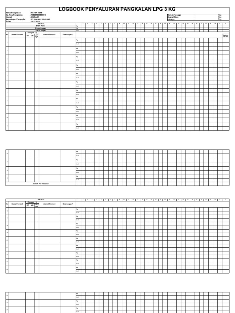 Format Logbook PDF