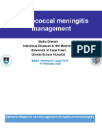 Cryptococcal Meningitis Management - S Dlamini