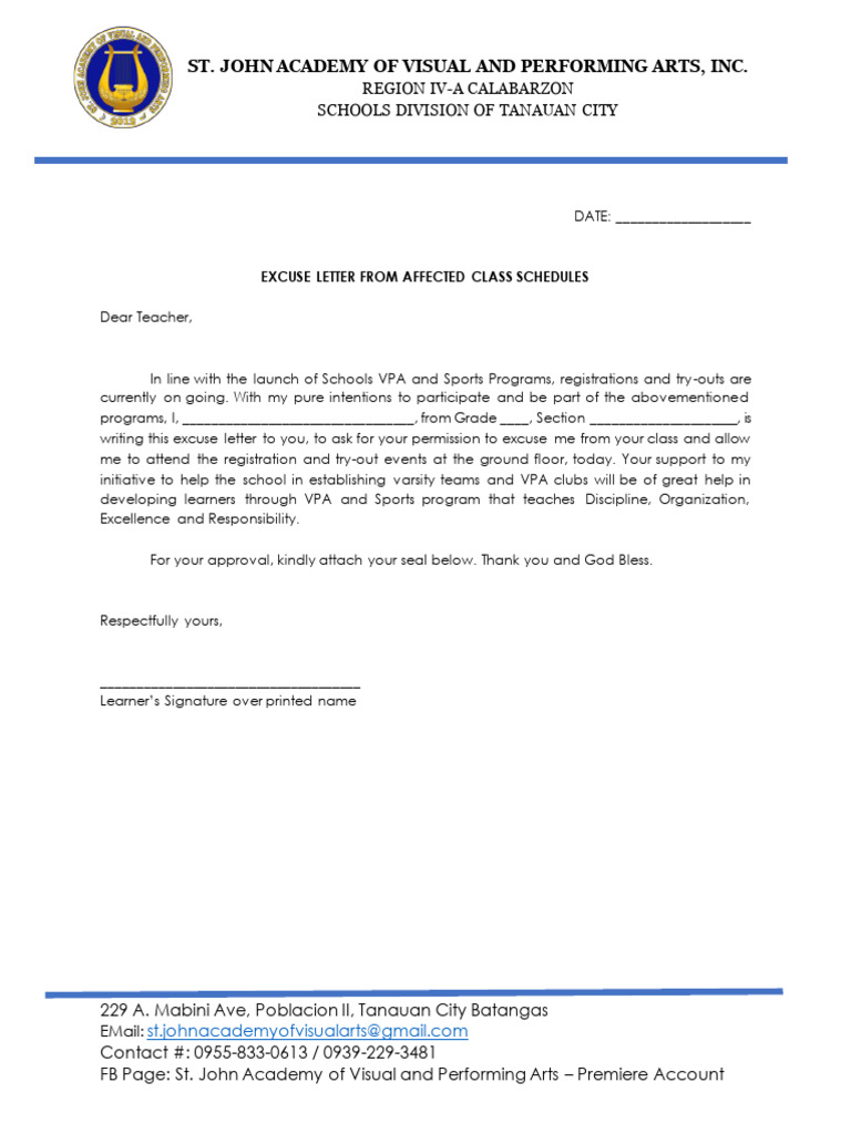 Student & Parent Program Consent | PDF | Learning